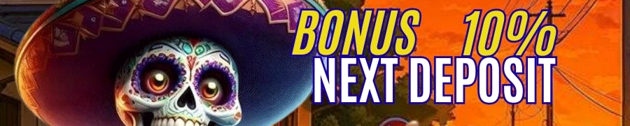 BONUS NEXT DEPOSIT 10%